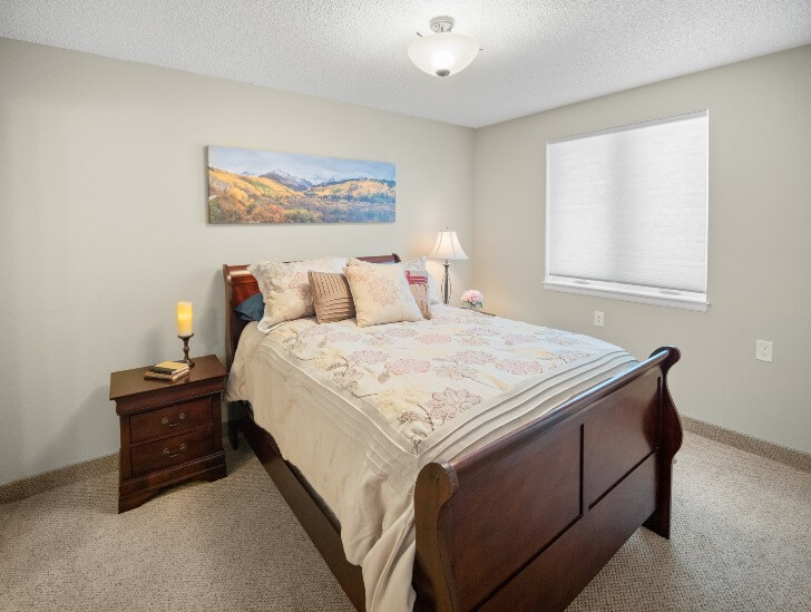 Fort Collins Village - Independent Living Apartment Bedroom