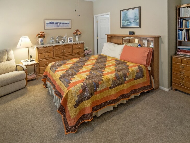 Fort Collins Village Twin Home Bedroom