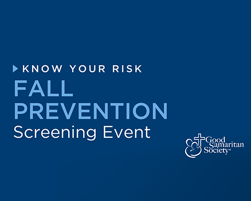 Know your risk. Fall Prevention screening event.