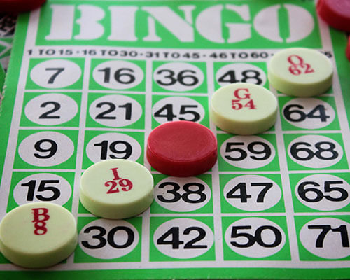 Bingo card.