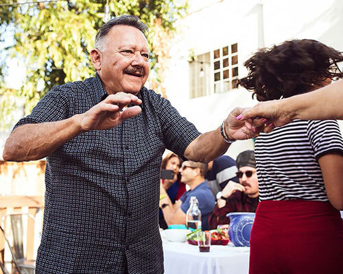 Man dancing.