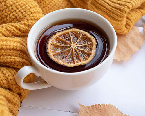 Fall cup of tea.