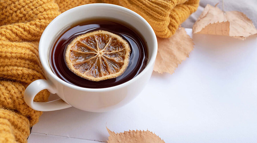 Fall cup of tea.