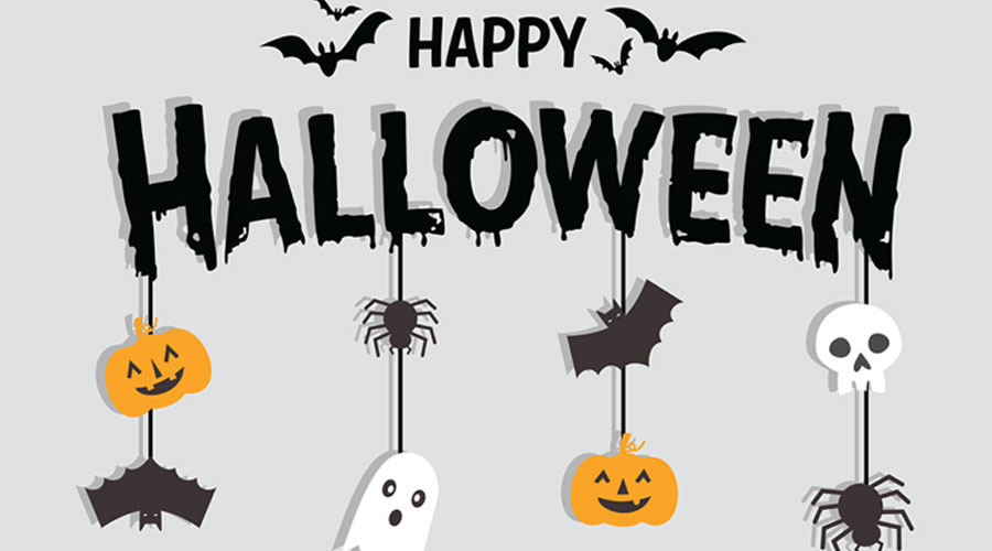 Happy Halloween graphic.