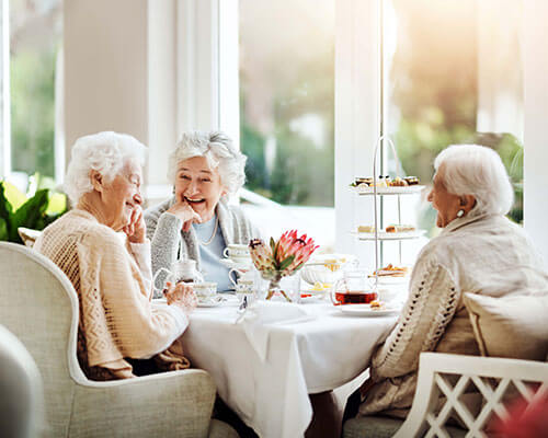 Ladies at a table.