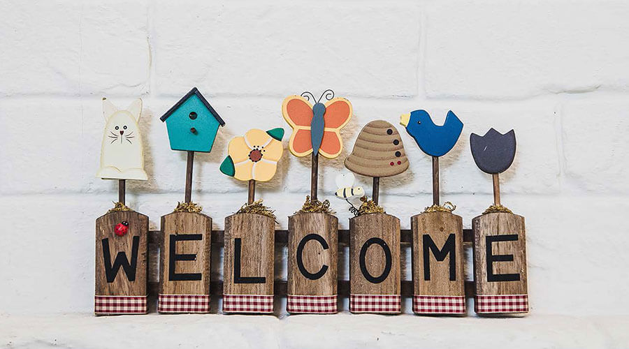 Welcome blocks.