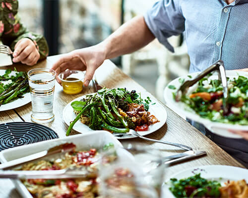 Heart healthy meal option.