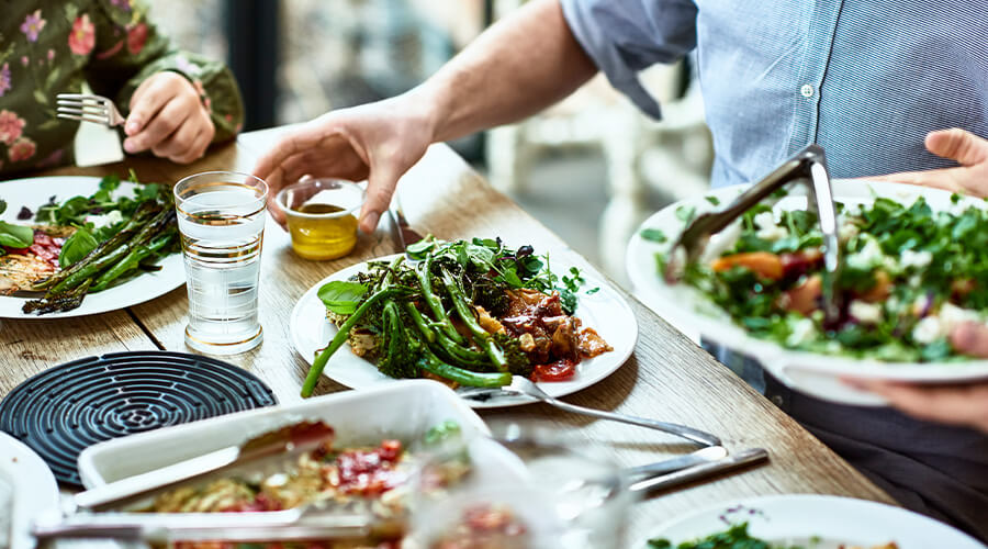 Heart healthy meal option.