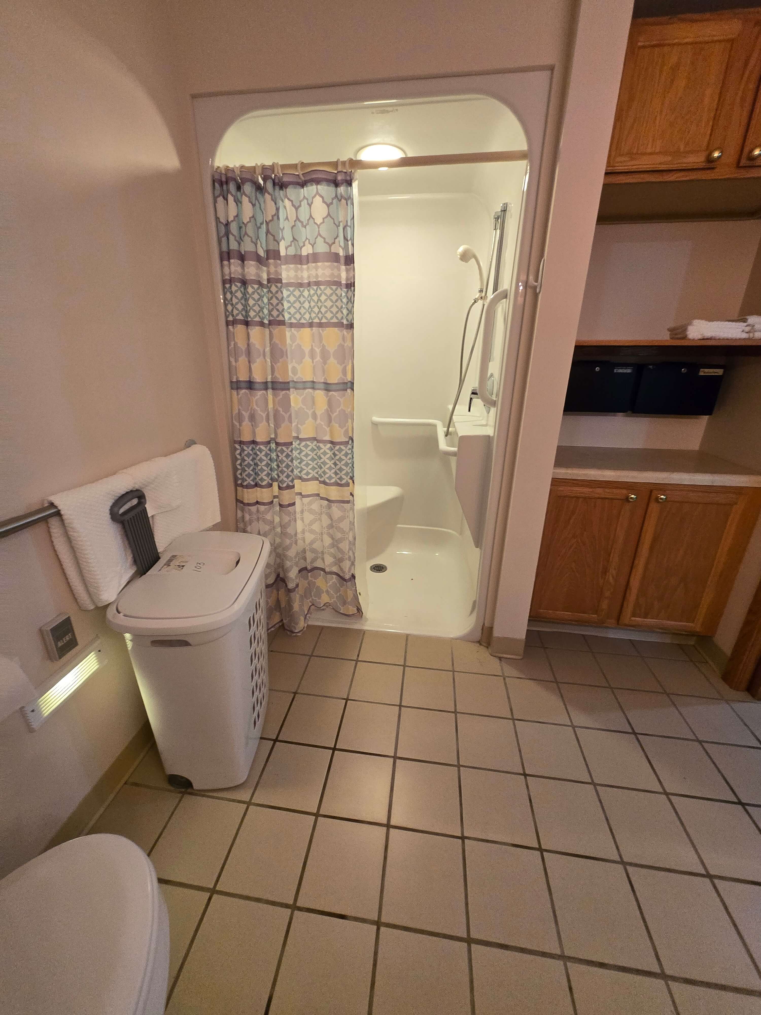 Good Samaritan - Alma Respite Care shower.