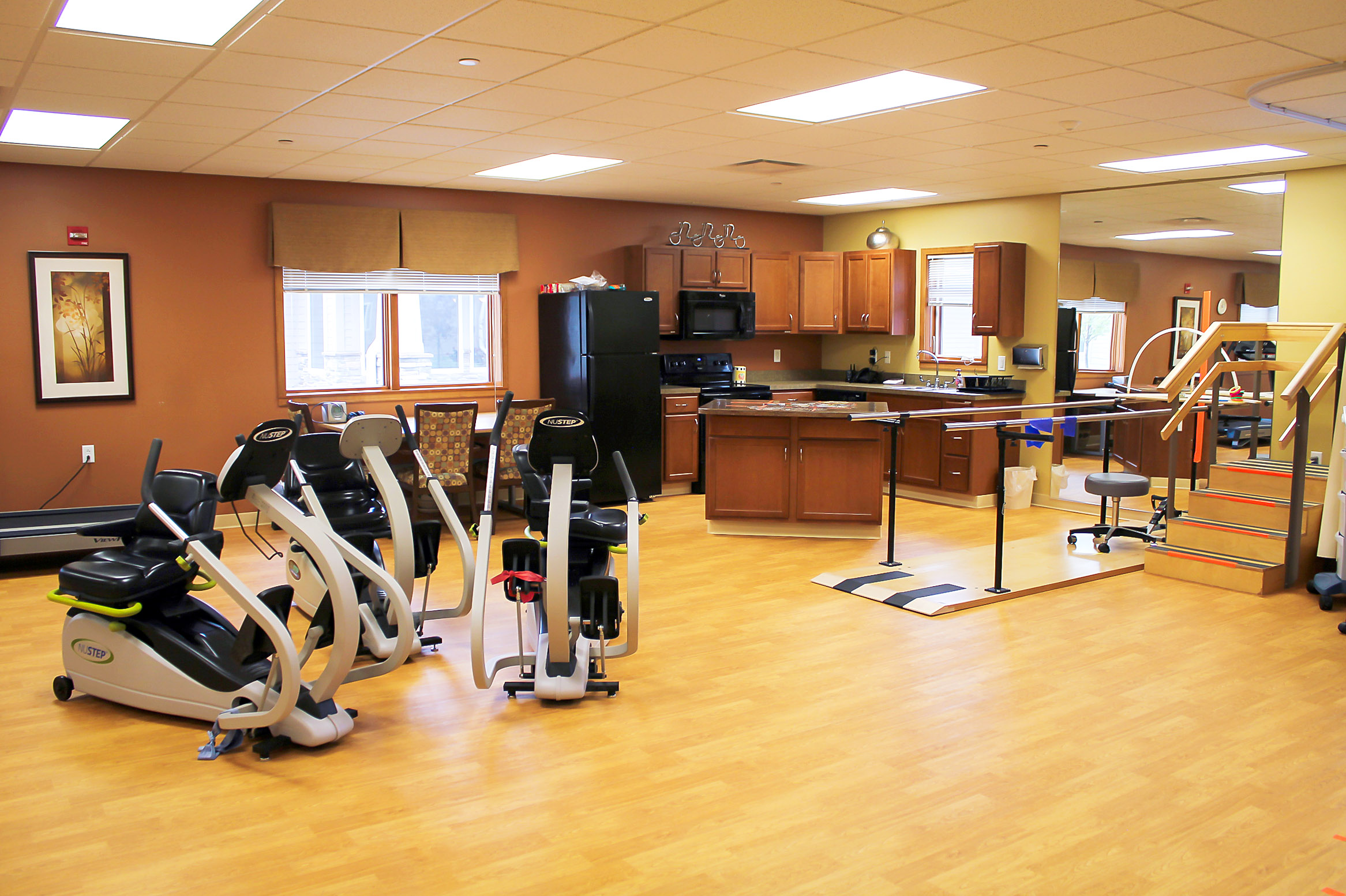 The therapy gym is ready to help you get back to your life at Good Samaritan Society - Beatrice in Beatrice, Nebraska.