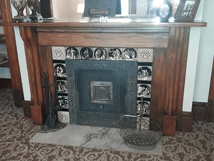 Cook Legacy Village original fireplace available located at Good Samaritan Society - Davenport in Davenport, Iowa.