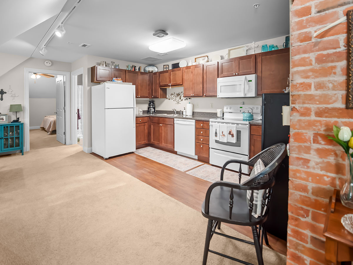 Cook Legacy Village apartment kitchen.