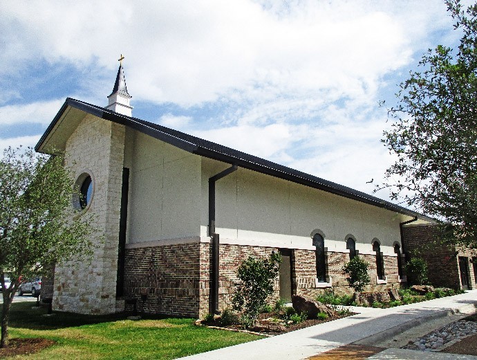 Outside view of the Chapel at Good Samaritan Society - Denton Village in Denton, Texas.