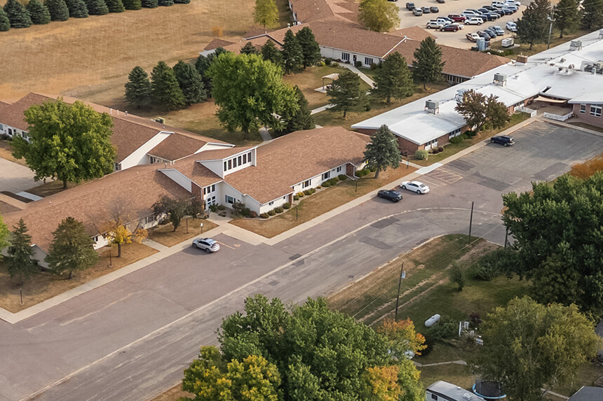 Good Samaritan Society - Edgebrook Care Center campus aerial