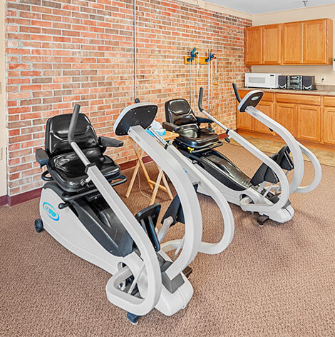 Rehab machines.