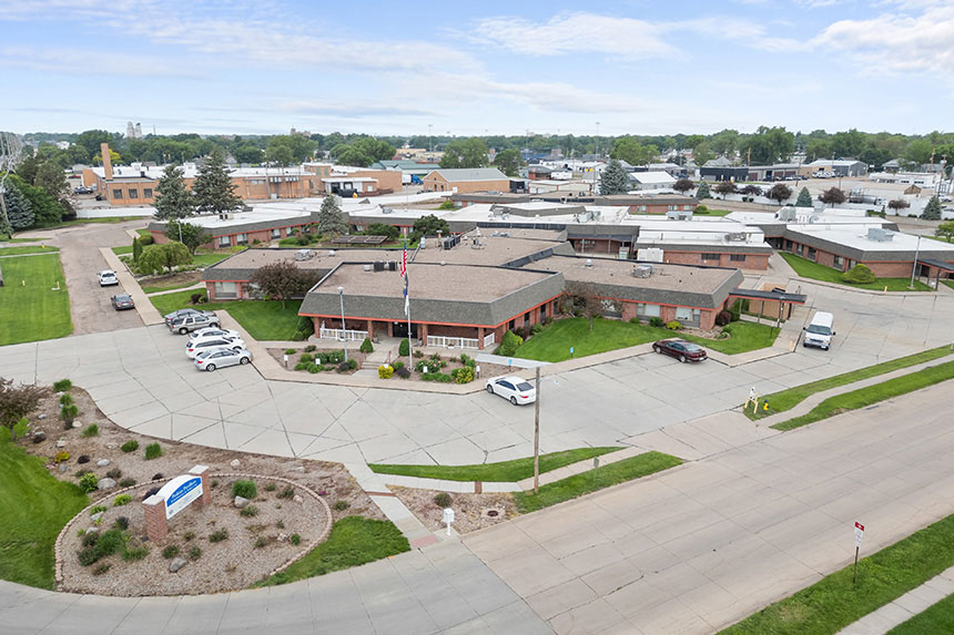 hastings village aerial