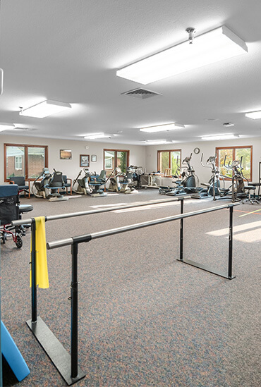 Rehab room.