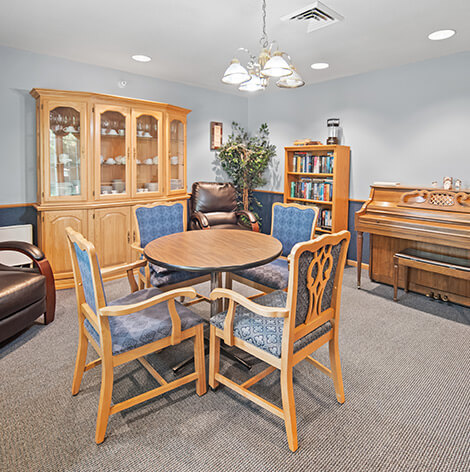 Assisted Living private dining room at Good Samaritan Society in Hutchinson, KS
