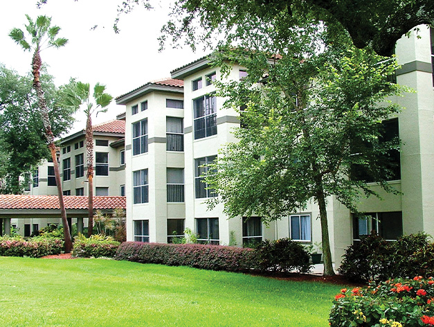 Independent living apartments in Village West Good Samaritan Society - Kissimmee Village in Kissimmee, Florida.