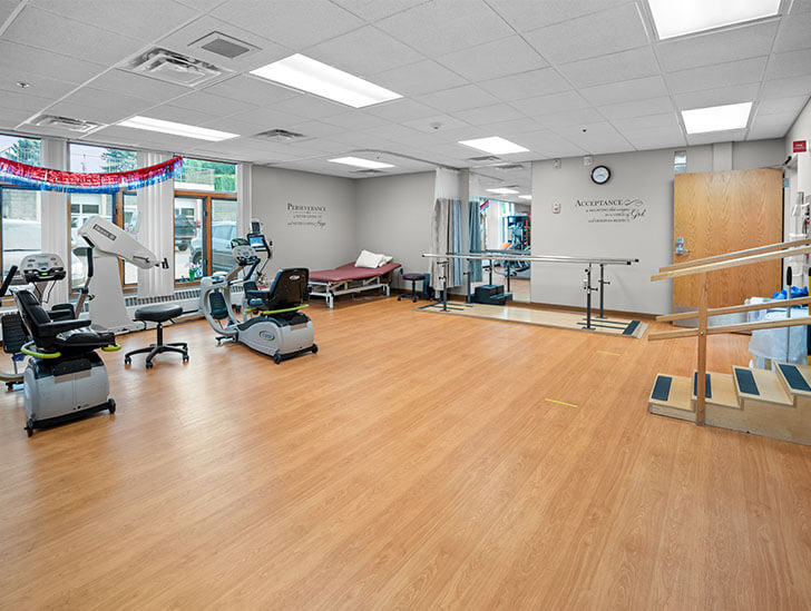 Rehab therapy room.