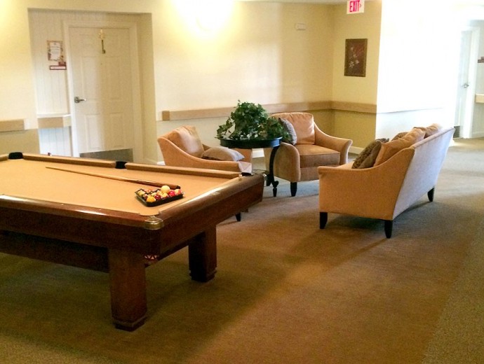 Shoot some pool or play a game in the game room at Good Samaritan Society - Mountain Home in Mountain Home, Arkansas.