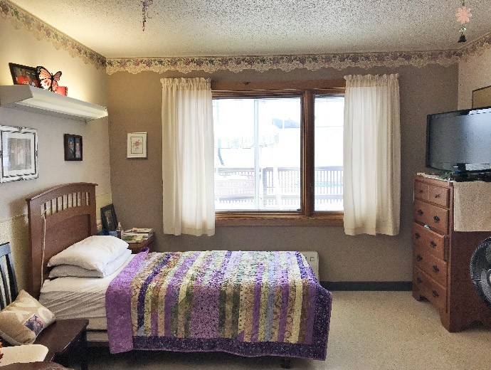 Private residents rooms are available for inpatient rehab patients at Good Samaritan Society - Oakes in Oakes, North Dakota.