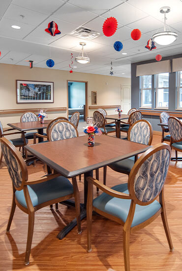 Dining room.