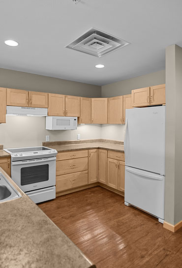 Good Samaritan - St Martin Village AL Apartment Kitchen.