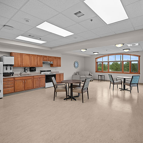 Unity Place Assisted Living community room.