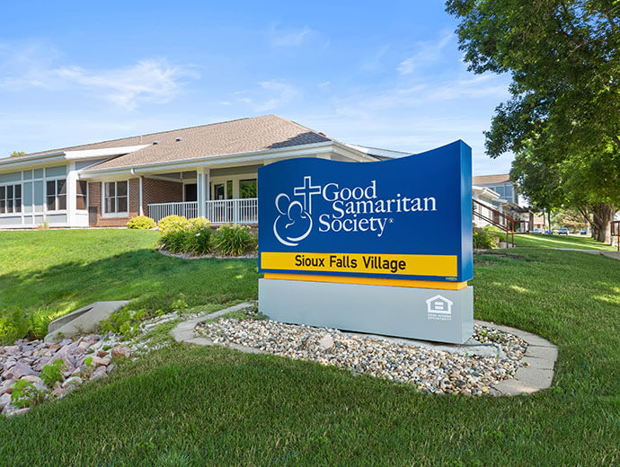 Good Samaritan Society - Sioux Falls Village sign