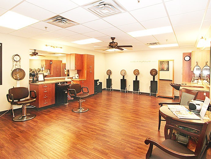 On-site salon is available for residents at Good Samaritan Society - Waconia in Waconia, Minnesota.