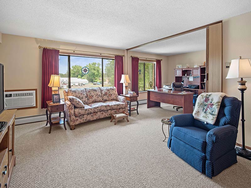 Waconia living room and den.