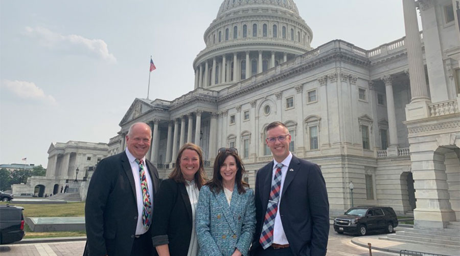 Four Good Samaritan Society leaders attended the AHCA Congressional Briefing in Washington, D.C.