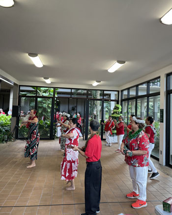 Singing event at Pohai Nani for Christmas.