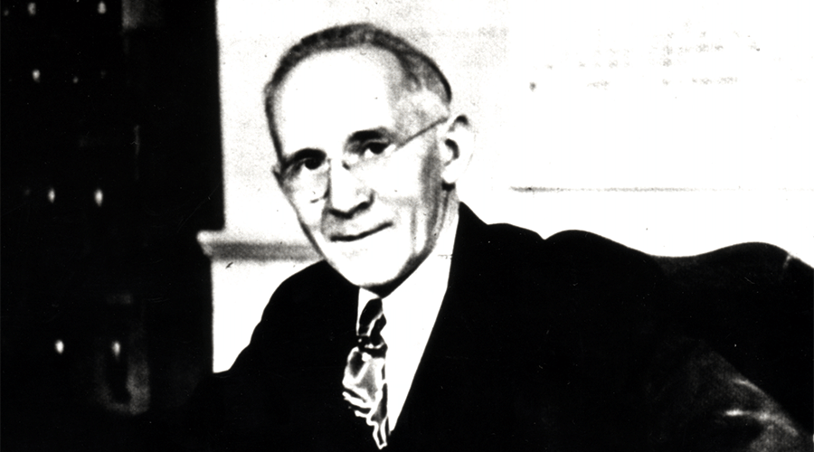 August "Dad" Hoeger - the founder of the Society