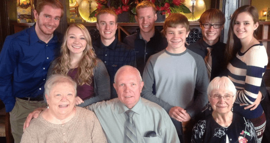 Family celebrates three generations of care