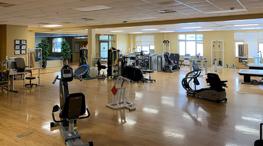 Davenport's rehab gym
