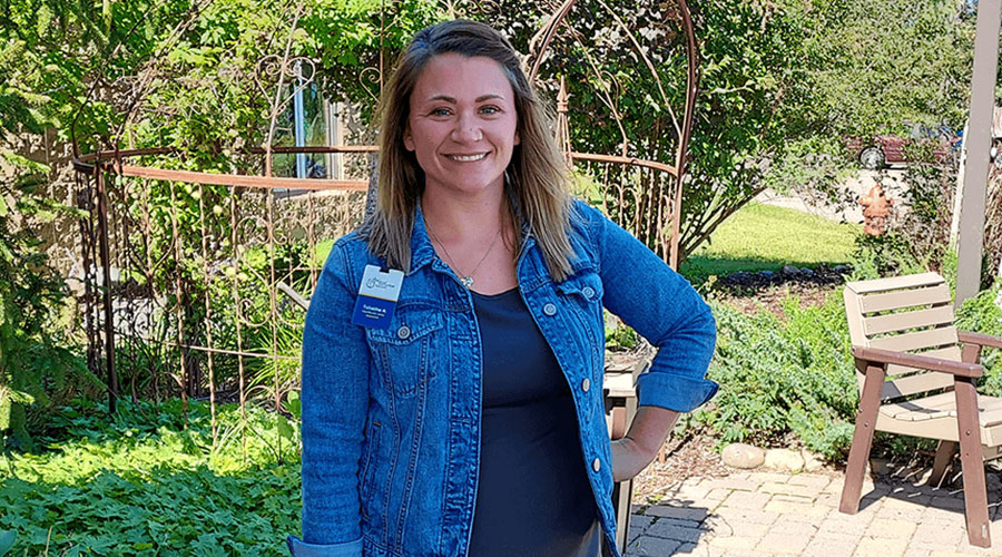 Good Samaritan Society - Woodland Social worker, Tabatha Anderson is grateful to serve seniors and their families.