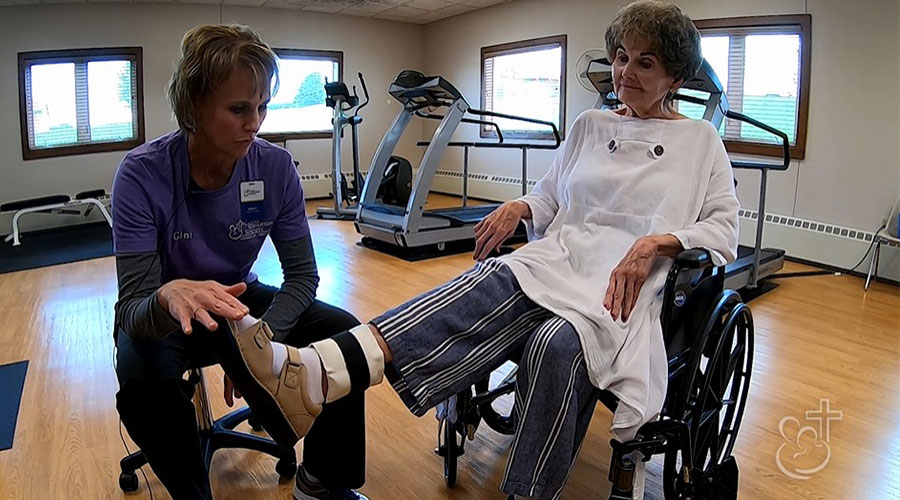 After a year of rehabilitation therapy at Good Samaritan Society - Le Mars, Ruth Rann made impressive progress.