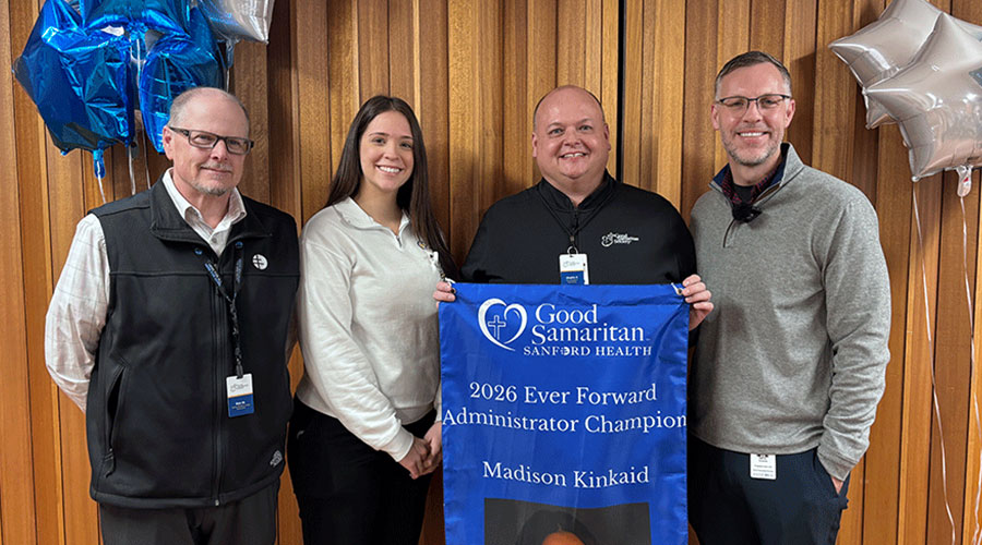 Administrator sets standard with positive leadership