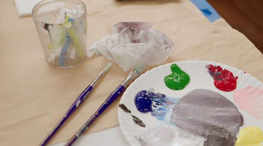 Art supplies.