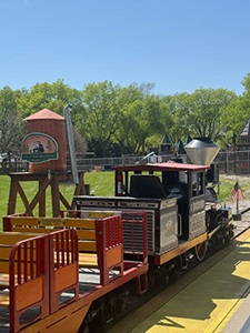 Train at Stolley Park in Grand Island, Nebraska.