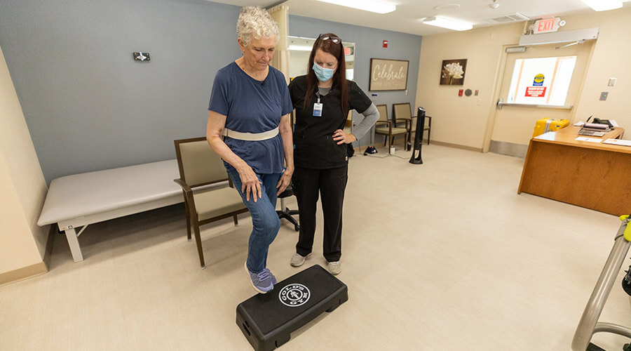 Marcia Kruse receiving outpatient therapy from Good Samaritan Society - Waukon in Iowa.