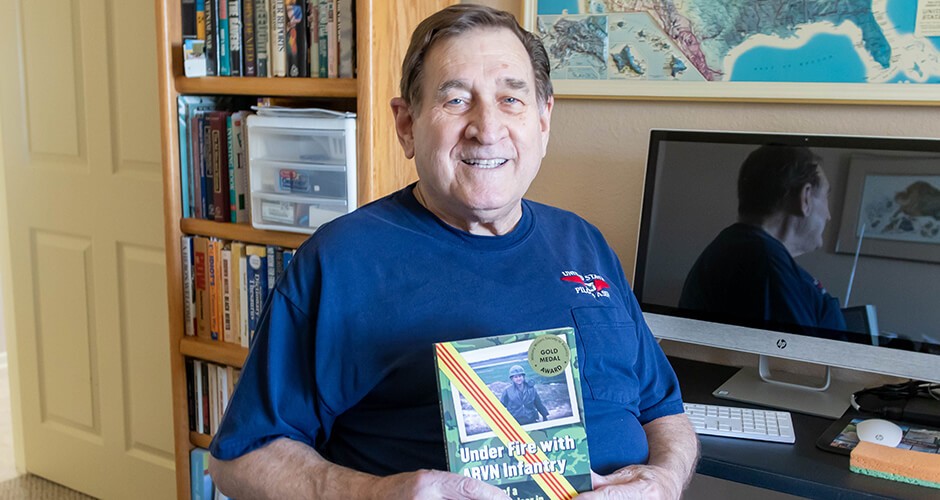 Veteran living at Good Samaritan Society wins literary award