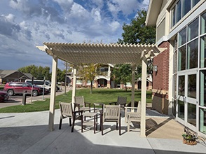 Good Samaritan Society – Prairie Creek pergola.