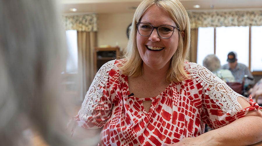 Traci Gragert is National Ever Forward Employee Champion at Good Samaritan Society.