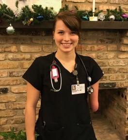 Shaniah Karels, RN charge nurse at Good Samaritan Society – Howard Lake. 